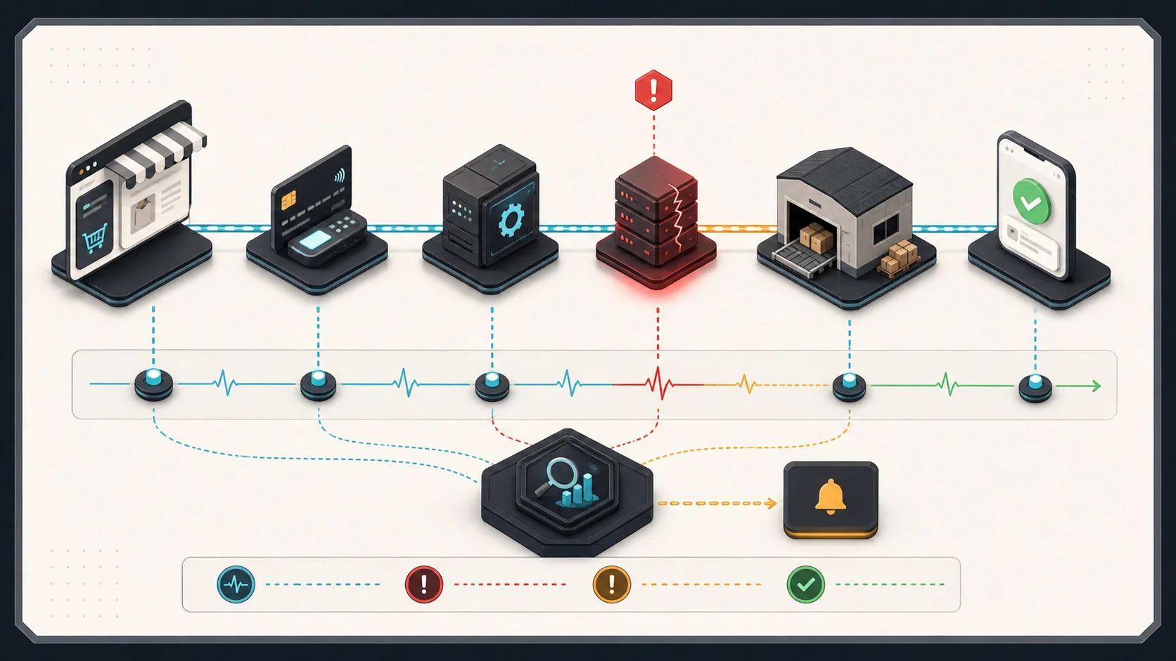 API Monitoring for Revenue-Critical Order Flows architecture illustration